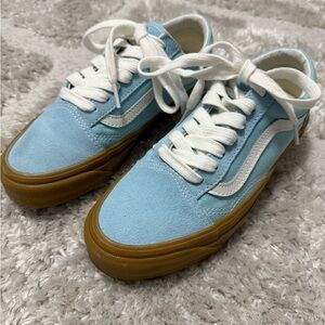 Vans Old Skool Blue Sneakers with White Accents